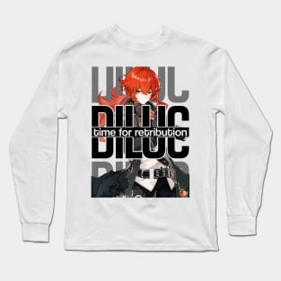 DILUC time for retribution Genshin Impact Long Sleeve T-Shirt